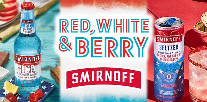 smirnoff red white and berry